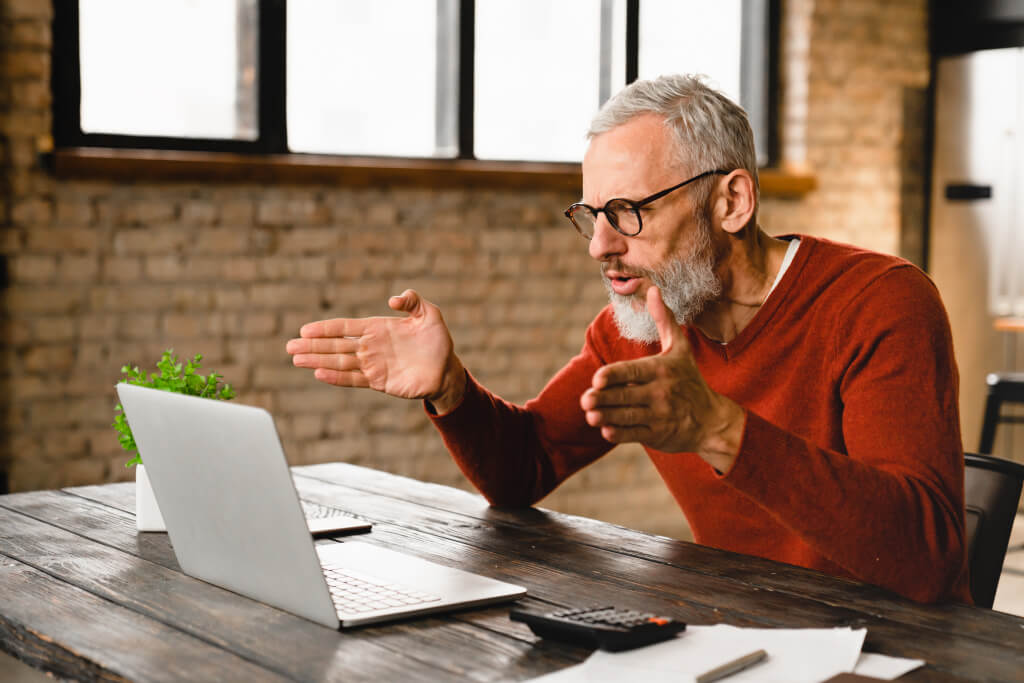 Freelancer Talking With Clients Colleagues Busines